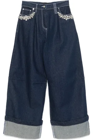 Simone Rocha Jeans a gamba ampia Puddle