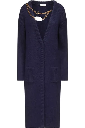 AREA Cardigan lungo a coste