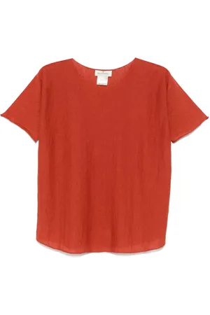 BRUNO MANETTI T-shirt con taglio a vivo