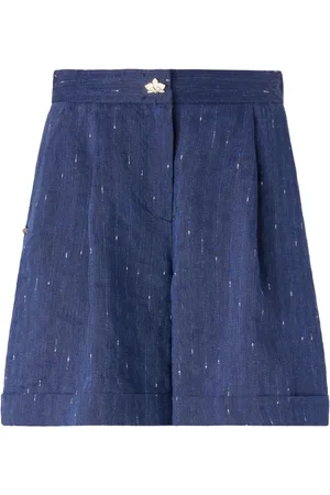 GENNY Shorts sartoriali in chambray
