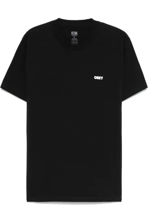 Obey T-shirt con stampa Icon Stencil Flame