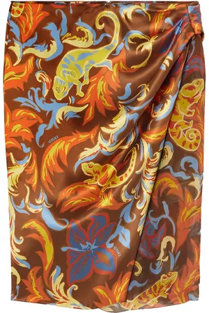 VERSACE Gonna midi svasata Exotic Barocco
