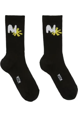 Msgm Calzini con ricamo