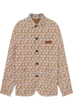 VERSACE Blazer monopetto Poppies