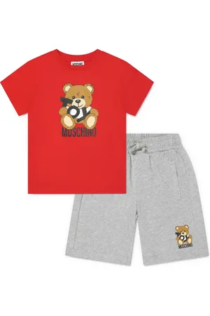Moschino Set con shorts e logo