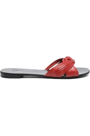 Giuseppe Zanotti Sandali slides con dettaglio a nodo