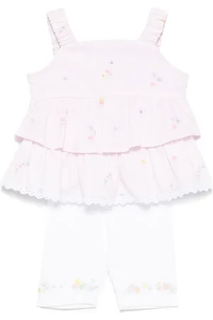 Lapin House Set top e shorts a fiori