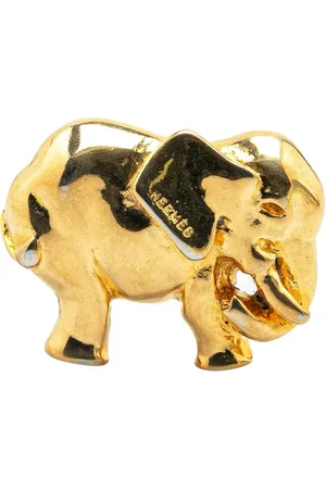 Hermès Spilla CC Elephant placcata in XX secolo