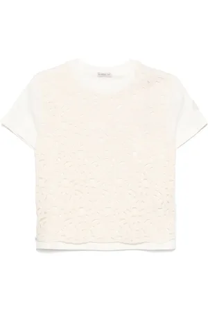 Moncler T-shirt in macramé