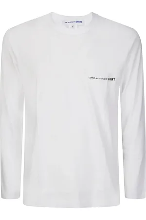 Comme des Garçons Felpa con logo a maniche lunghe