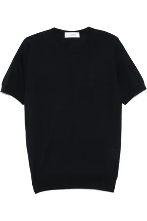 LARDINI T-shirt in maglia fine