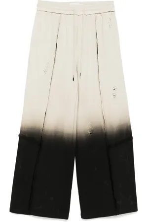 Feng Chen Wang Pantaloni sportivi con fantasia tie dye
