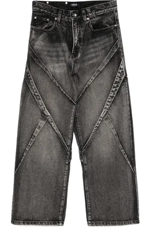 FIVE CM Jeans affusolati con inserti