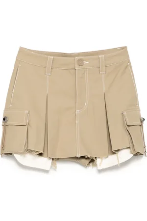 Musium Div. Shorts effetto gonna plissettata