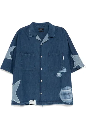 FIVE CM Camicia con design patchwork