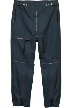 Prada Pantaloni con zip decorativa