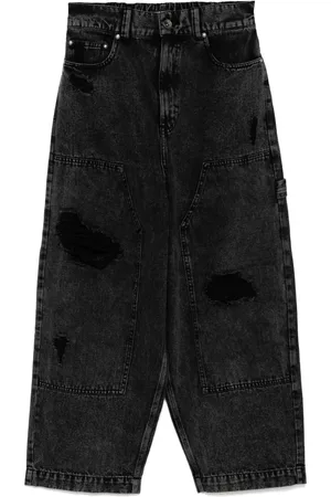 FIVE CM Jeans affusolati con effetto vissuto