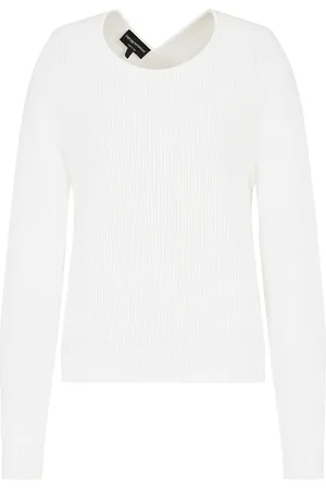 Emporio Armani Maglione a coste con dettaglio cut-out