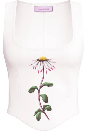 MACCAPANI Top a fiori