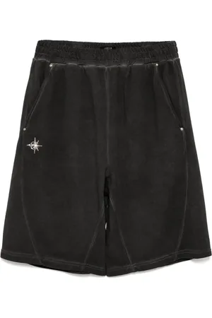FIVE CM Shorts con borchie e logo