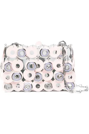 Paco rabanne Borsa a spalla Sparkle Discs