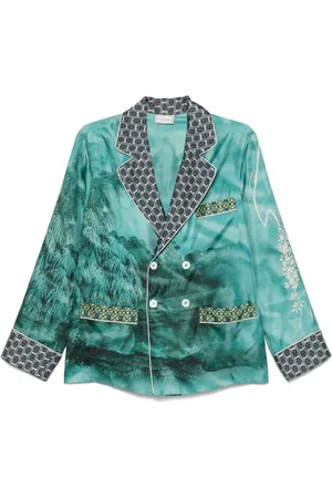 PIERRE-LOUIS MASCIA Blazer Aloe in seta