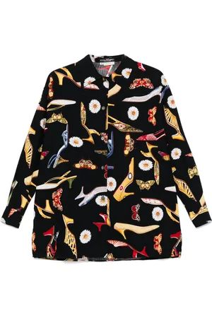 Salvatore Ferragamo Camicia con stampa anni 