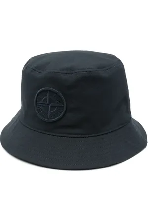 Stone Island Cappello bucket con ricamo Compass