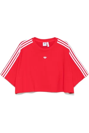 adidas T-shirt con dettaglio a 3 righe