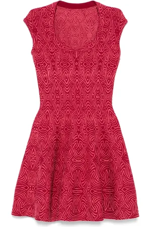 Alaïa Abito corto con monogramma 2016