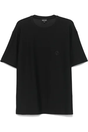 Giorgio Armani T-shirt con lavorazione in rilievo