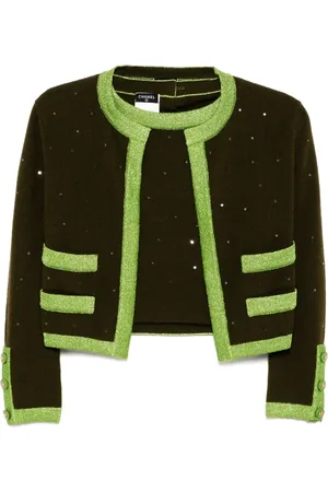 CHANEL Set con top a maniche corte e cardigan 1996