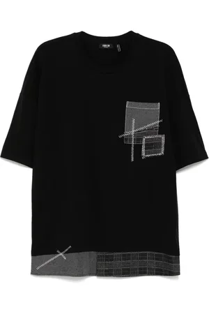 FIVE CM T-shirt con design patchwork