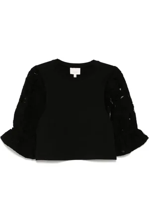 Cinq A Sept Top con ricamo paisley