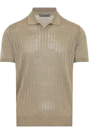 corneliani Polo leggera in lino