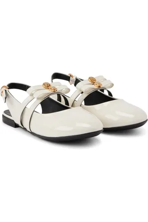 VERSACE Ballerine con finitura verniciata
