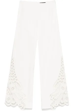 Maje Pantaloni con ricamo