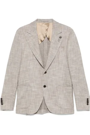 LARDINI Blazer con spilla