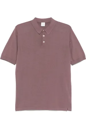 ELEVENTY Polo in cotone con ricamo logo