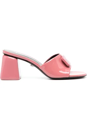 VERSACE Mules con applicazione 70mm