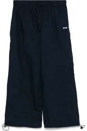 Msgm Pantaloni sportivi con ricamo