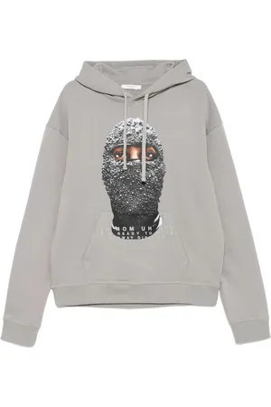 Ih Nom Uh Nit Felpa Black Mask con cappuccio