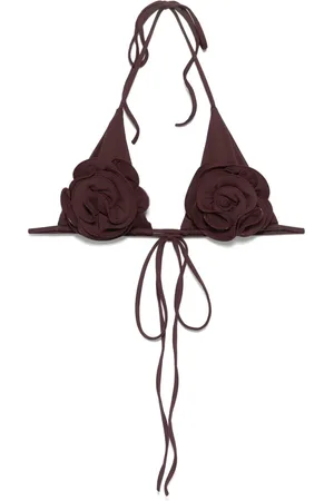 MAGDA BUTRYM Top bikini a fiori