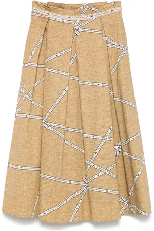 Elisabetta Franchi Gonna midi con stampa