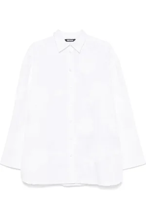 ROTATE Camicia semi trasparente con applicazione a fiori