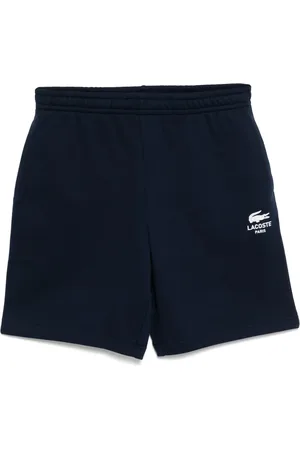 Lacoste Shorts in pile di cotone con stampa