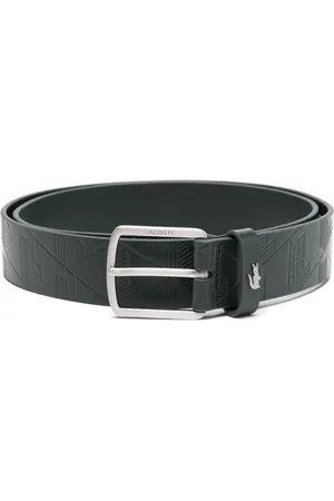 Lacoste Cintura in pelle con monogramma