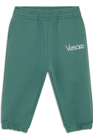 VERSACE Pantaloni sportivi con ricamo