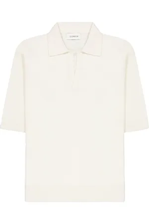 LANEUS Polo in cotone con ricamo logo
