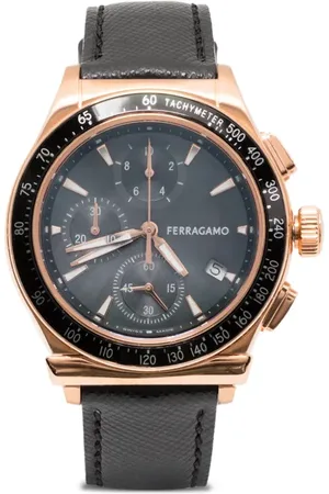 Salvatore Ferragamo Orologio con cinturino in pelle